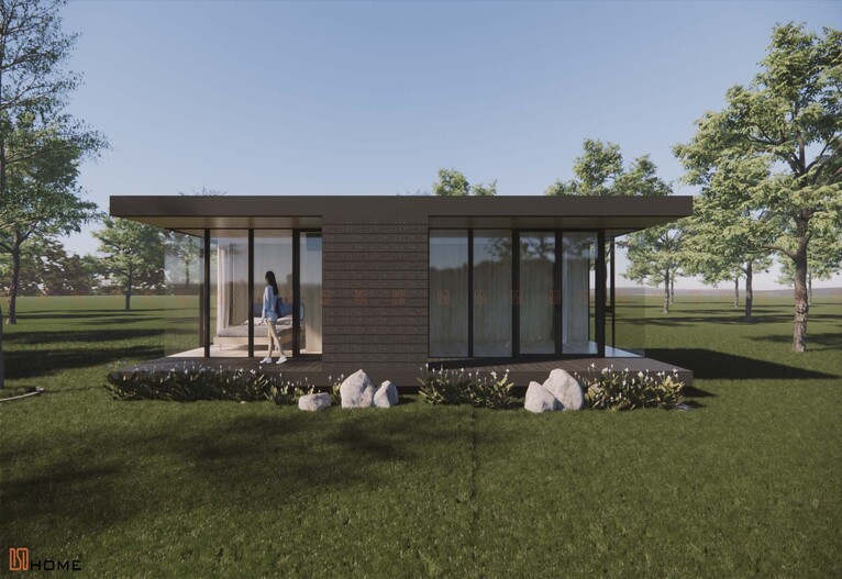 Nhà lắp ghép 52,5m2