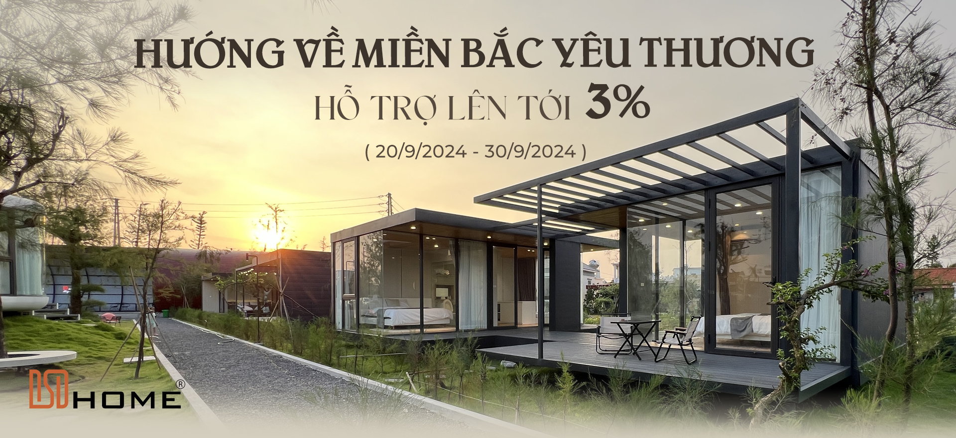 DSDhome chung tay cùng miền Bắc, trợ giá lên tới 3% dành cho KH ảnh hưởng bởi bão lũ