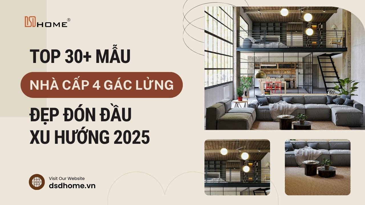 Top 30+ Mẫu Nhà Cấp 4 Gác Lửng Đẹp Đón Đầu Xu Hướng 2025