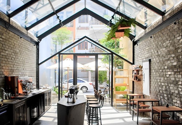 25+ Mẫu Thiết Kế Quán Cafe Khung Thép Hiện Đại, Chi Phí Xây Dựng