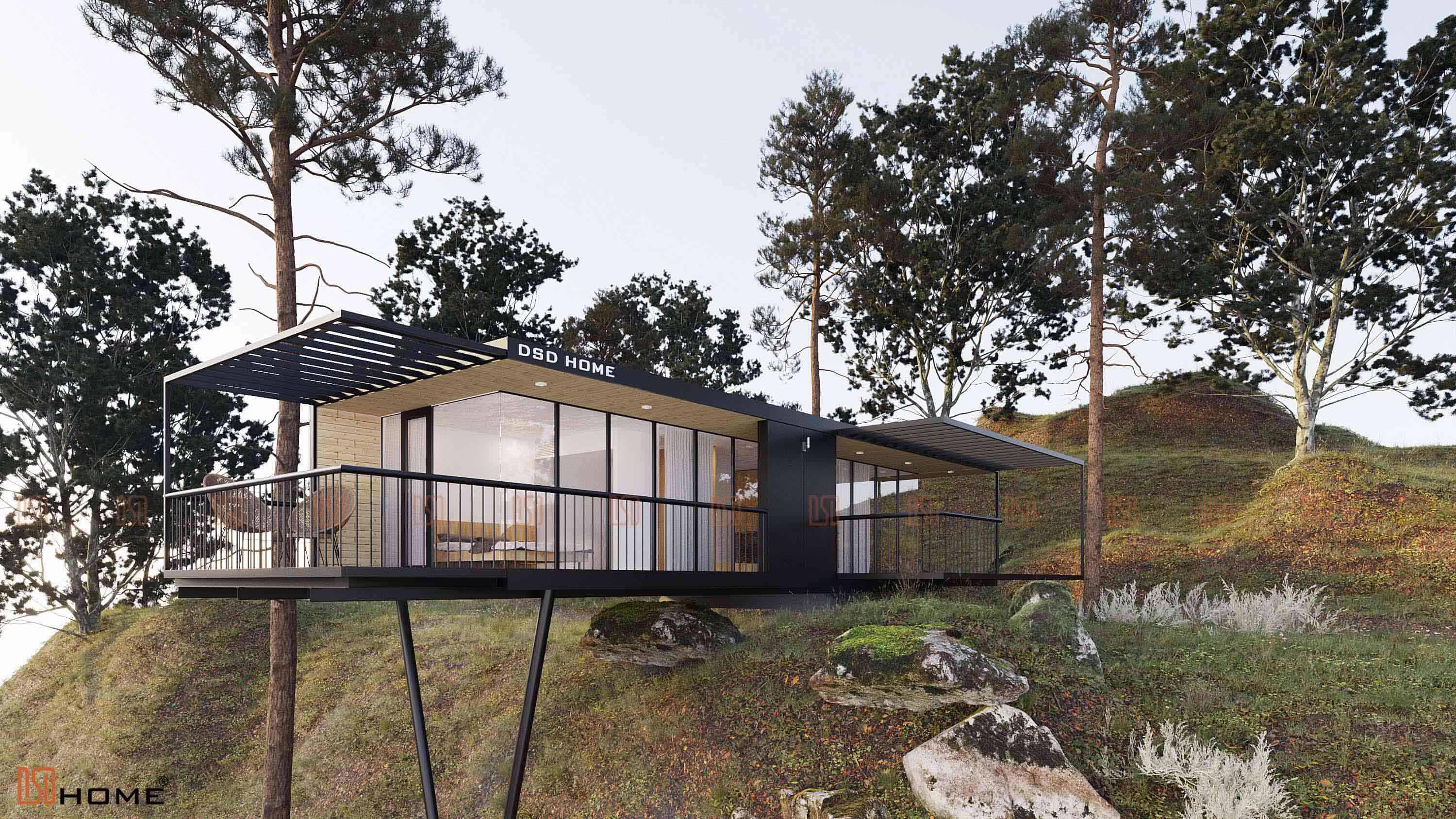 Khám phá các mẫu nhà trên đồi dốc đẹp, ấn tượng 