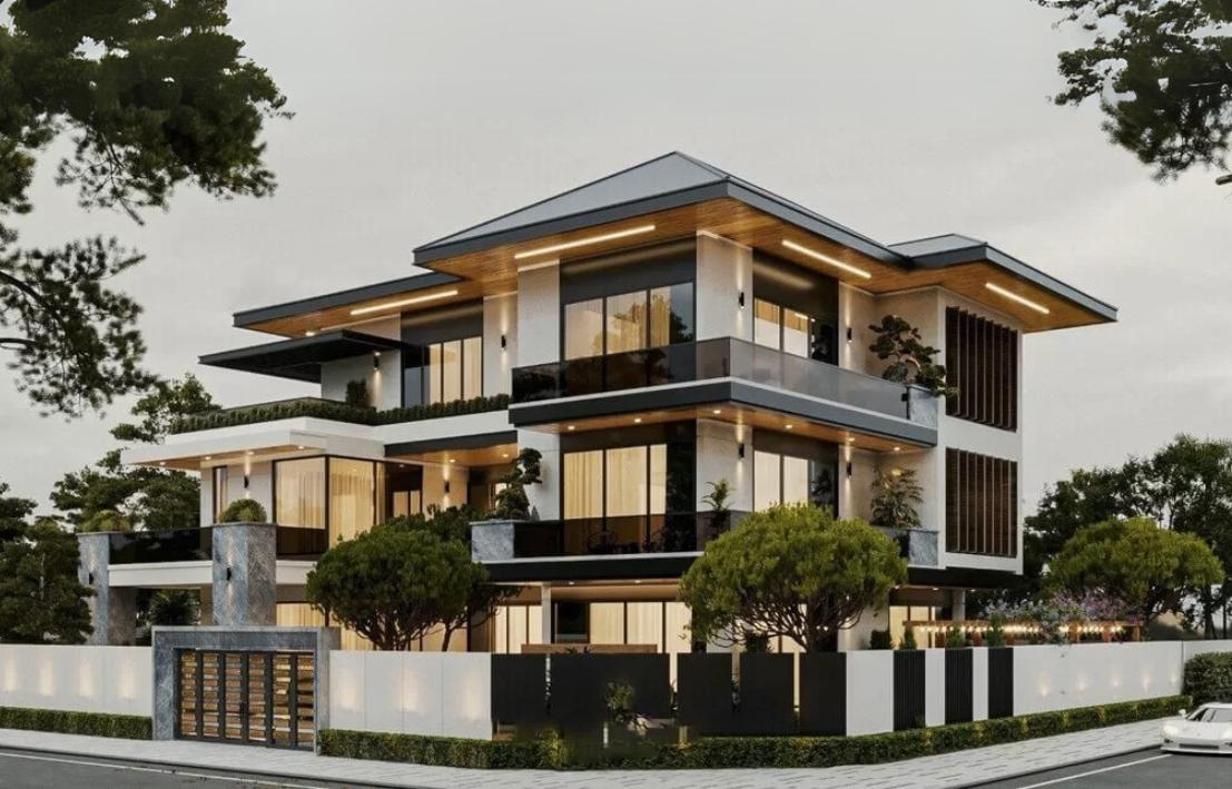 20-mau-biet-thu-dep-7 Những mẫu Mẫu thiết kế biệt thự đẹp 2024 - Minh Thịnh Phát