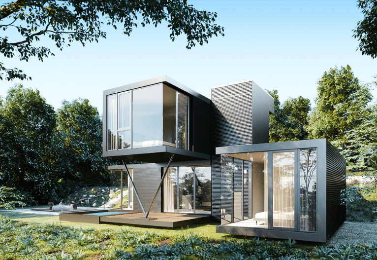 Tổng Hợp Các Mẫu Bản Vẽ Nhà Thép Tiền Chế 2 Tầng