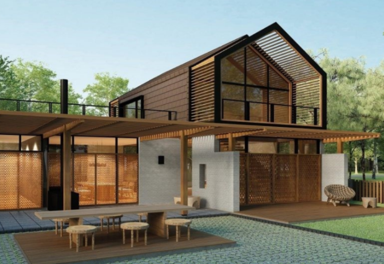 Tổng Hợp Các Mẫu Bản Vẽ Nhà Thép Tiền Chế 2 Tầng