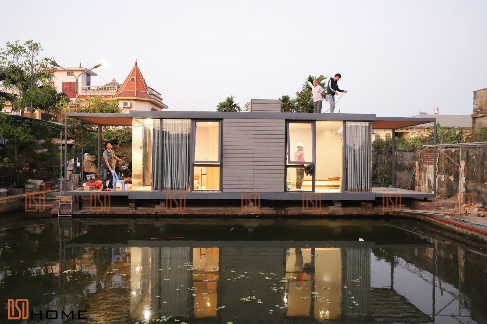 du-an-thai-binh-34m2201 Nhà Lắp Ghép Thái Bình 34m2