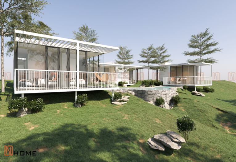 gia-nha-lap-ghep Thi Công Nhà Lắp Ghép Hà Nội Hiện Đại Cao Cấp