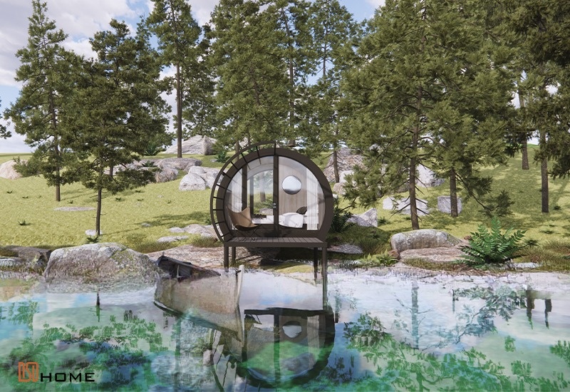 Nhà Lắp Ráp Hình Bán Nguyệt