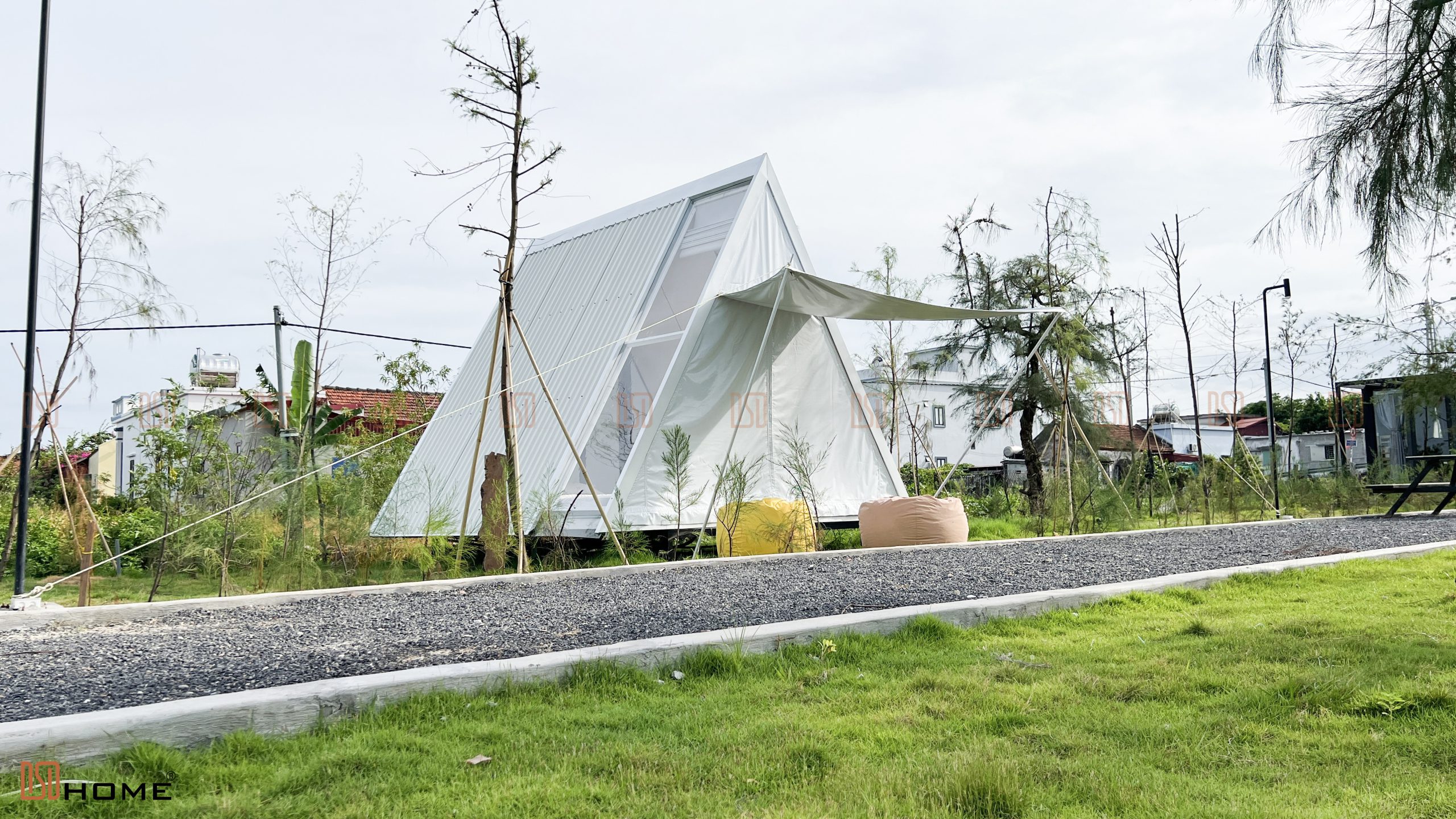 Mẫu nhà DSD Camping 12m2 – Tổ ấm nghỉ dưỡng hoàn thiện trọn gói với chi phí tối ưu.