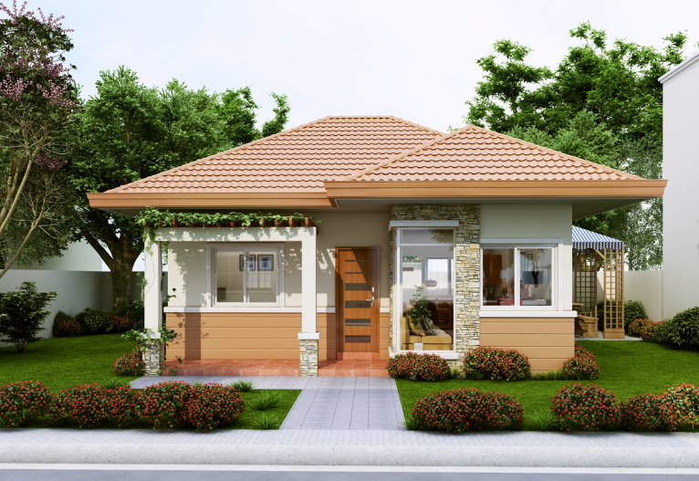 mau-nha-cap-4-dep203 Mẫu Nhà Cấp 4 Mái Thái