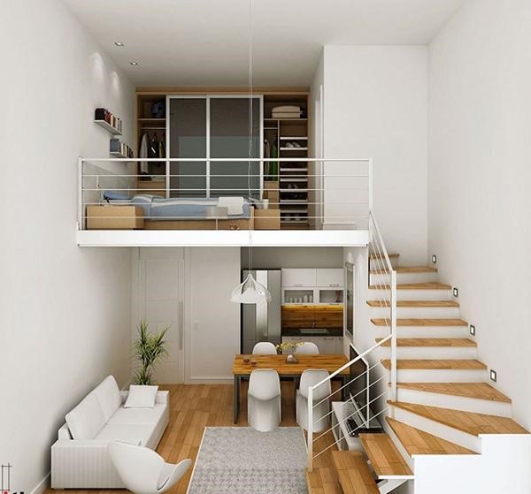 mau-nha-cap-4-gac-lung-17 Lợi thế của nhà cấp 4 có thêm gác lửng