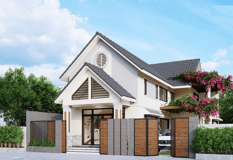 nha-cap-42012 Mẫu Nhà Cấp 4 Mái Ngói Độc Đáo