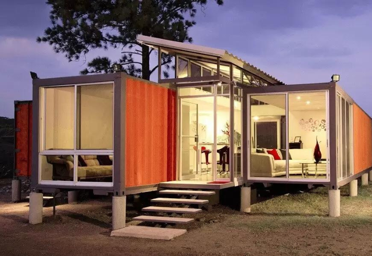 nha-container-2-tang1 Mẫu Nhà Container 2 Tầng Đẹp, Tiện Nghi