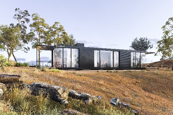 quán cafe bằng nhà tiền chế