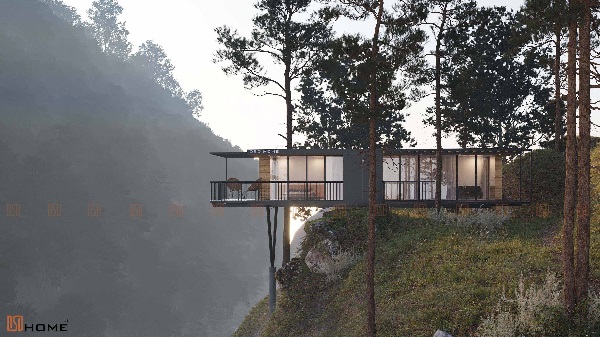 nhà khung thép tiền chế nối dài