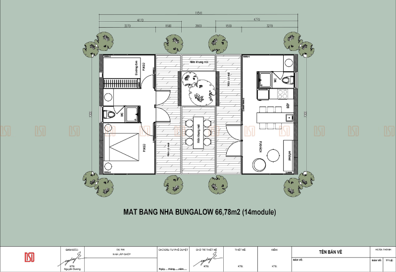 Nhà lắp ghép 76,78m2
