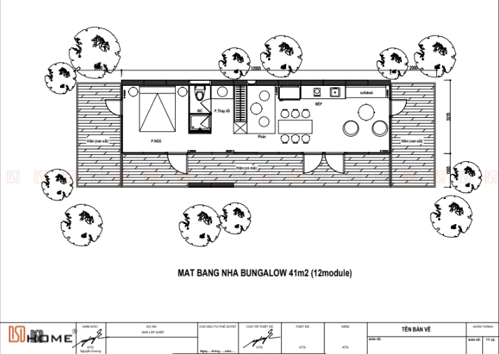 Nhà Lắp Ghép Bình Thuận 56,4m2