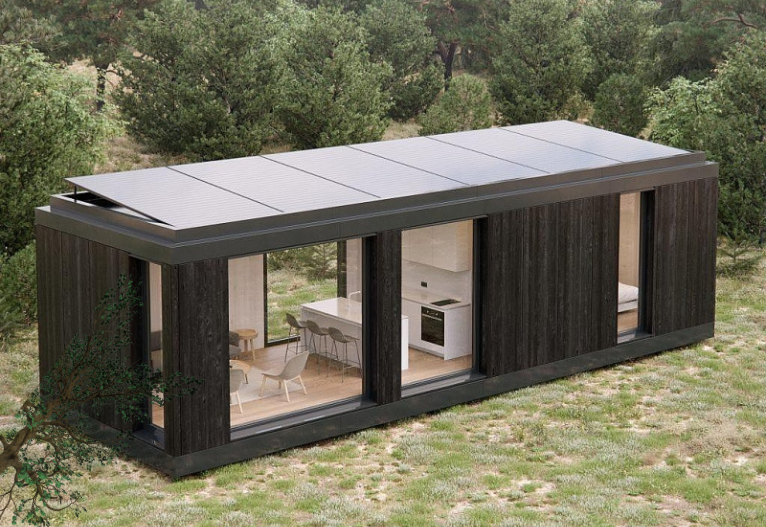 Mẫu nhà lắp ghép ở Mỹ có thiết kế nhỏ gọn