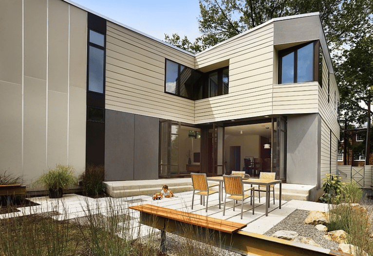 Mẫu nhà lắp ghép ở Mỹ theo phong cách đương đại