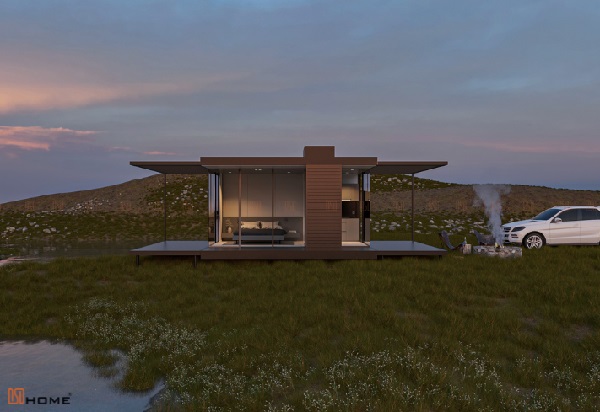 nha-tien-che-12 Mẫu nhà tiền chế với nhiều tiện nghi đơn giản