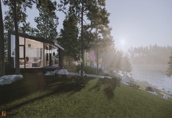 nha-tien-che-17 Nhà tiền chế ở nông thôn mang vẻ đẹp truyền thống, mộc mạc