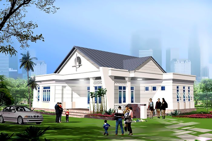 nha-villa-1-tang2010 Mẫu Nhà Villa Cấp 4 Nghỉ Dưỡng Thu Hút Khách Du Lịch Nhất Hiện Nay