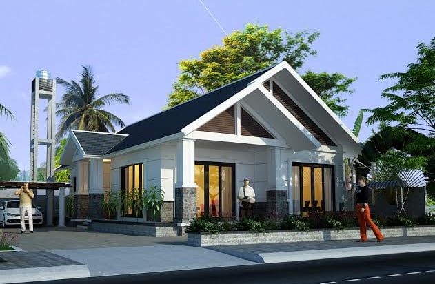 nha-villa-1-tang202 Những Đặc Điểm Nổi Bật Của Kiến Trúc Nhà Villa 1 Tầng Đẹp