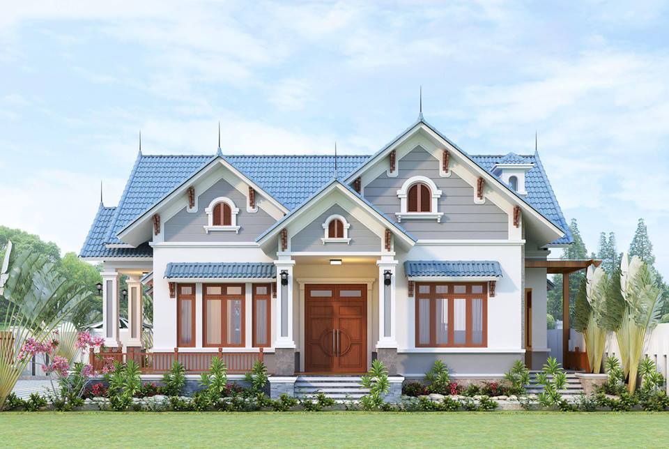 nha-villa-1-tang203 Các Yếu Tố Cần Lưu Ý Khi Thiết Kế Và Xây Dựng Nhà Villa 1 Tầng Đẹp