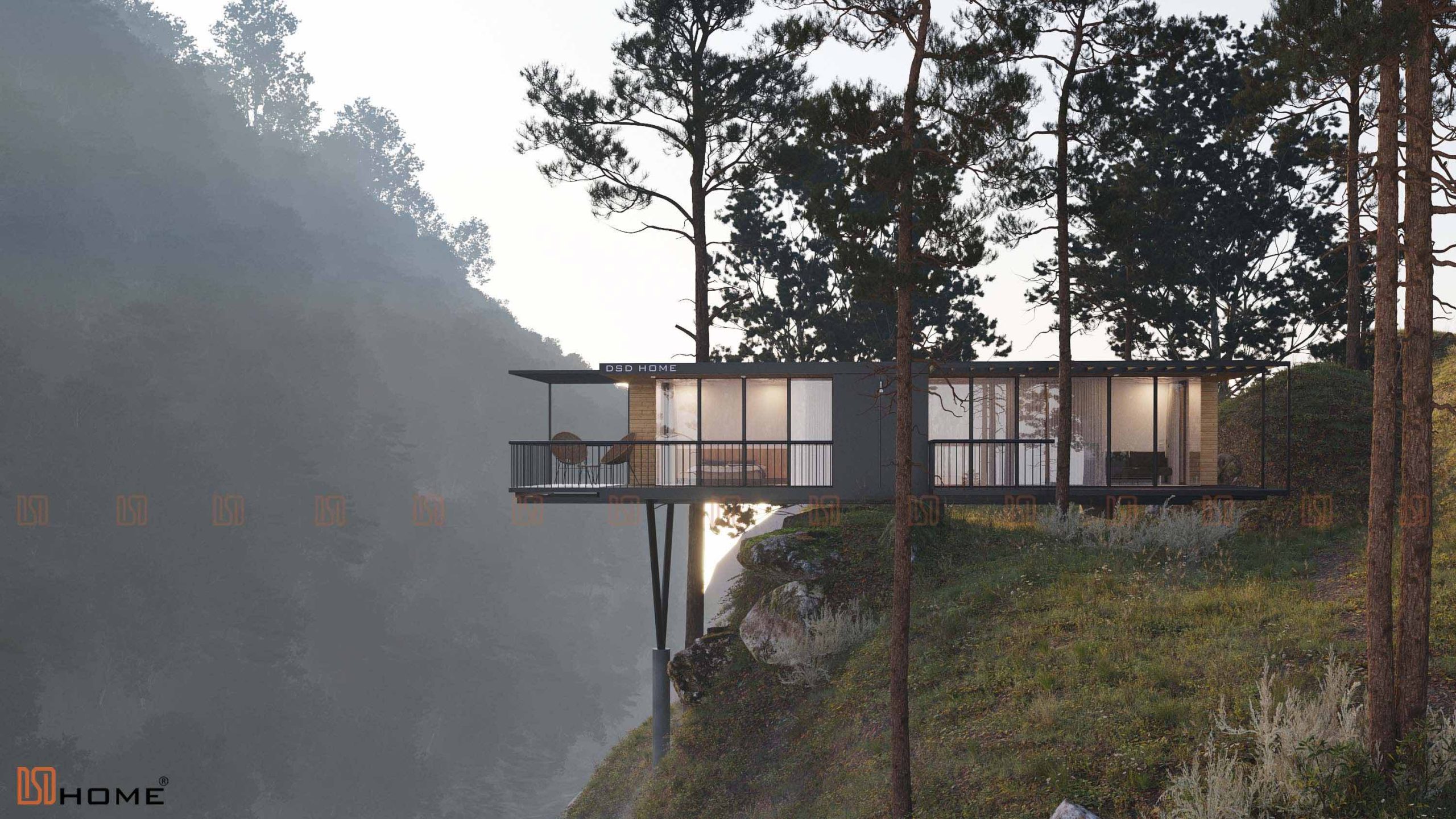 Thiết kế mái thái và mái bằng linh hoạt cho các dự án nhà lắp ghép Đà Nẵng