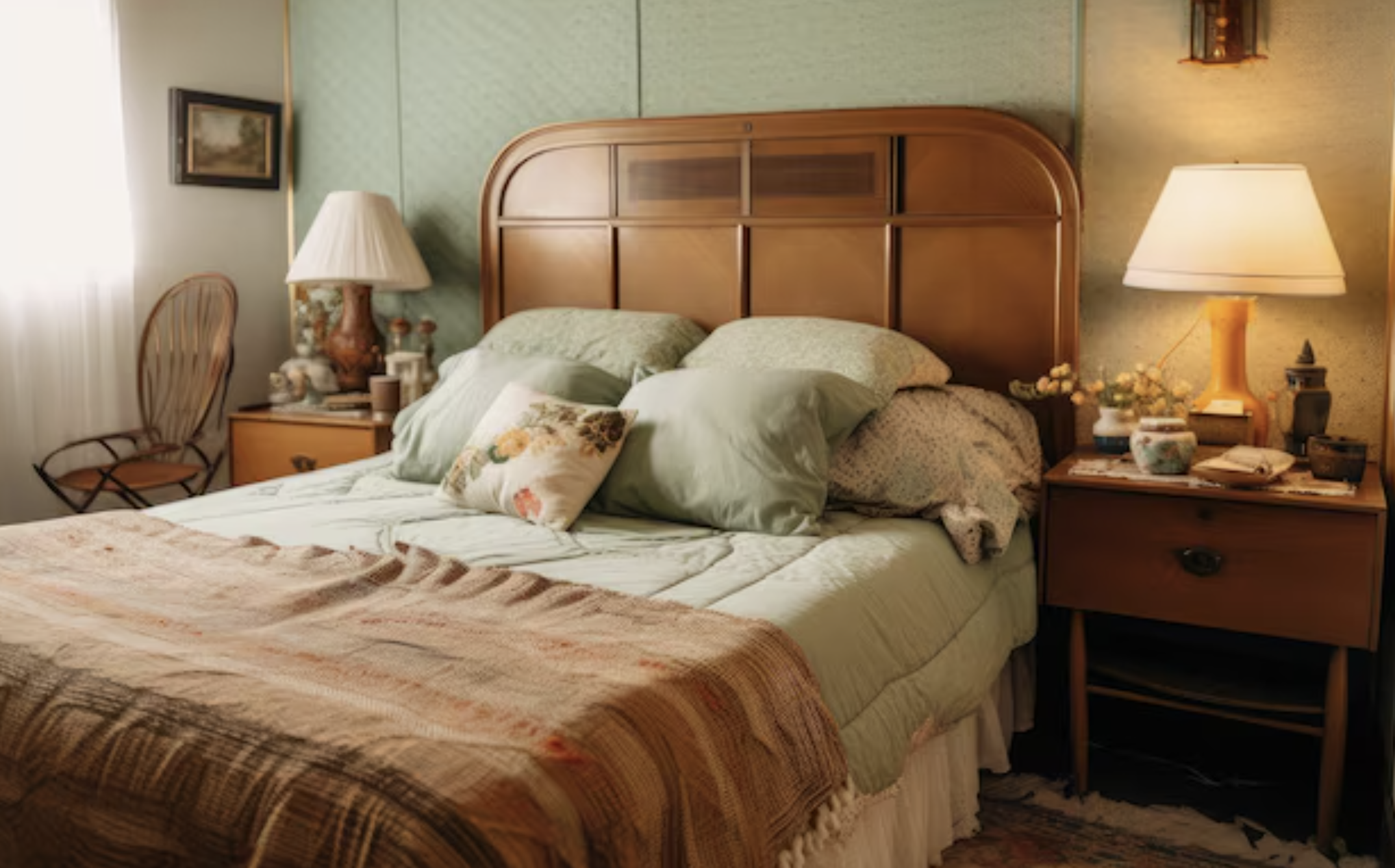 phong20ngu20vintage20dsdhome203 phòng ngủ vintage