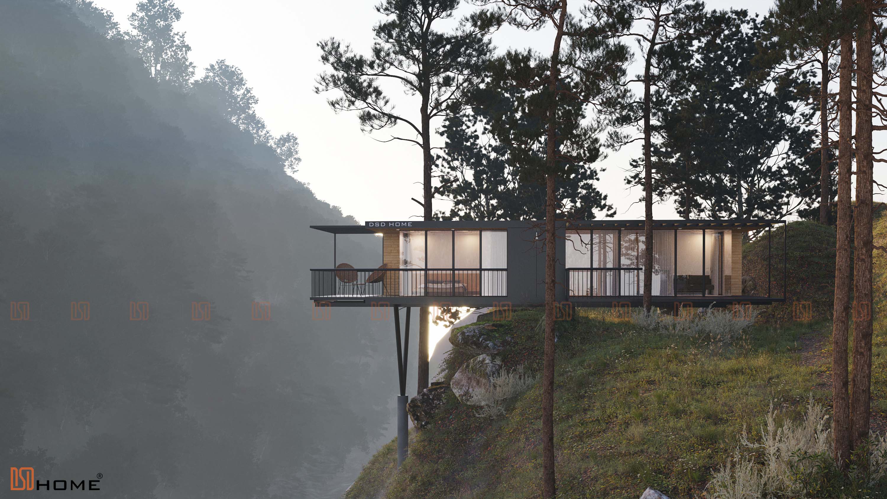 Mẫu nhà lắp ráp thông minh