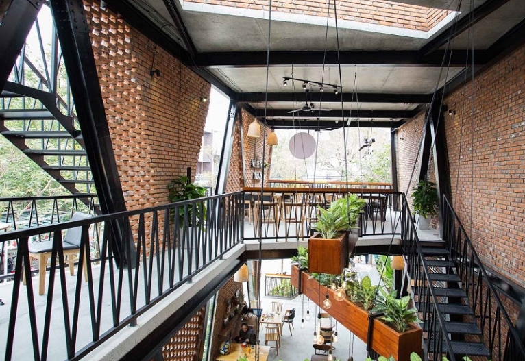 25+ Mẫu Thiết Kế Quán Cafe Khung Thép Đẹp Hiện Đại Và Chi Phí Xây Dựng
