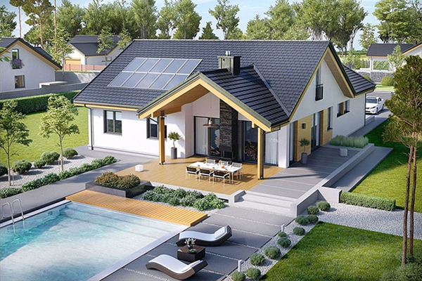 Mẫu sân vườn cho nhà cấp 4