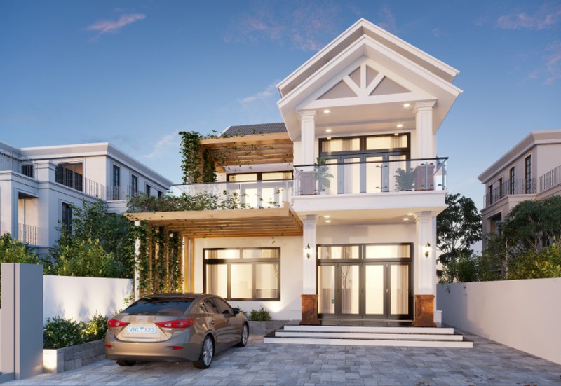 mau-biet-thu-mini-2-tang-hien-dai-dien-tich-chi-80m2-nhung-khien-ban-me-man-1 biệt thự mini 2 tầng mái thái