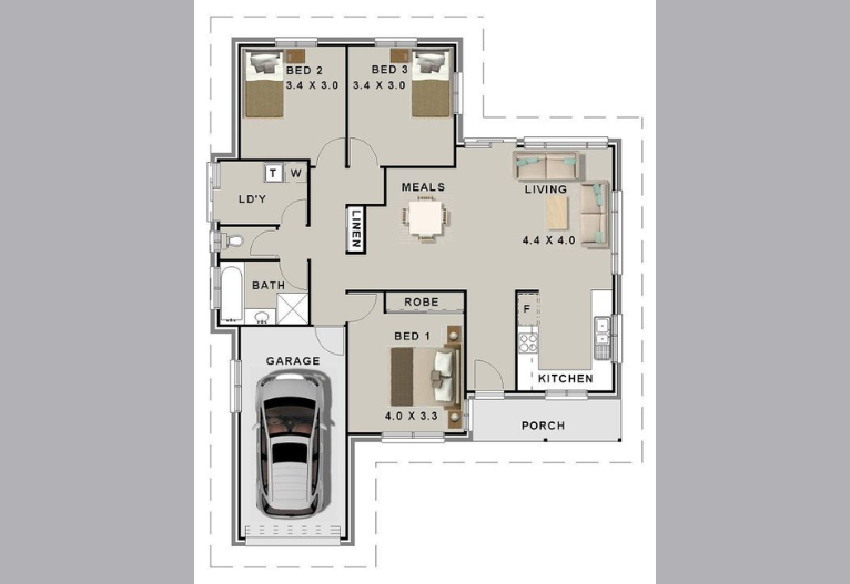 mau-nha-cap-4-don-gian203 Gợi Ý Những Mẫu Nhà Cấp 4 Đơn Giản Được Yêu Thích Nhất Hiện Nay