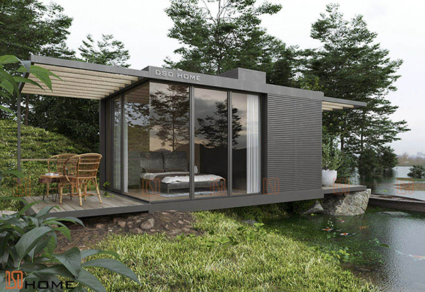 biệt thự sân vườn nông thôn