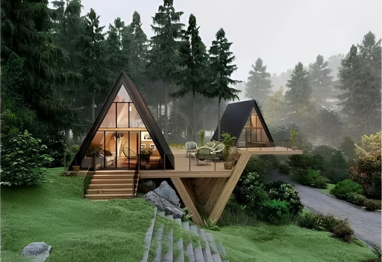 Mẫu Thiết Kế Nhà Bungalow Lắp Ghép Độc Lạ, Thu Hút Du Khách