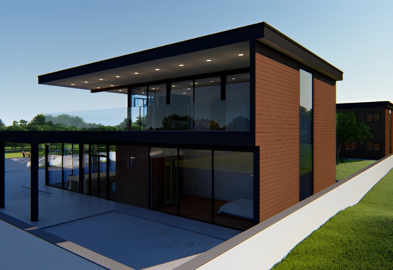 nha-bungalow-lap-ghep2017 Mẫu Thiết Kế Nhà Bungalow Lắp Ghép Độc Lạ, Thu Hút Du Khách