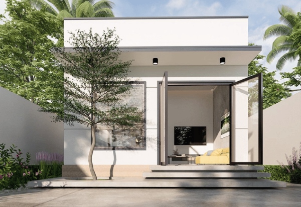 nhà cấp 4 đơn giản