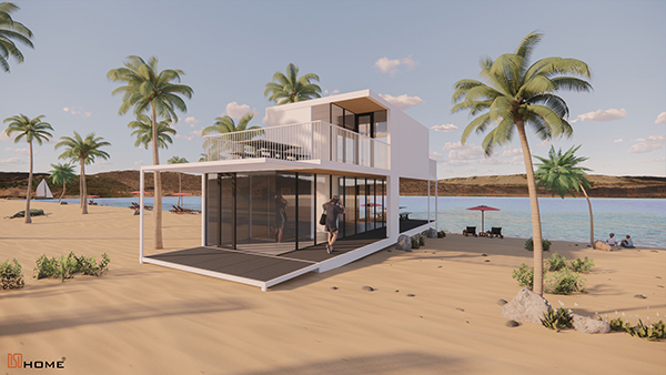 mô hình nhà 2 tầng