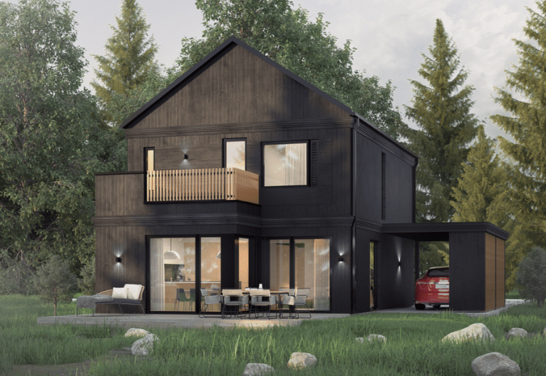 20+ Mẫu Nhà Lắp Ghép 2 Tầng Đẹp Nhất 2023