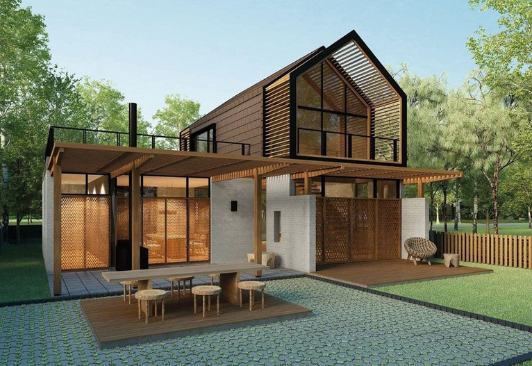 20+ Mẫu Nhà Lắp Ghép 2 Tầng Đẹp Nhất 2023