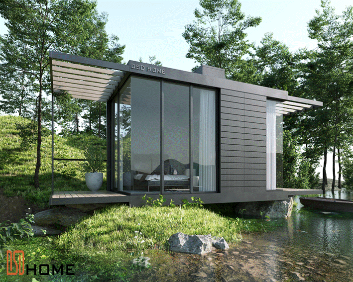 nha-lep-ghep40m2-3 Xây nhà lắp ghép 40m2 và chi phí xây dựng