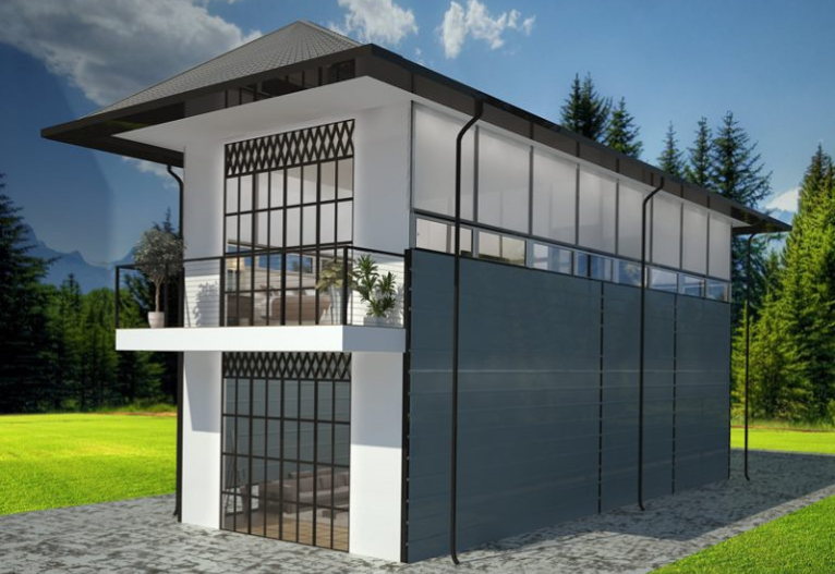 nha-pho-khung-thep203 Mẫu Nhà Phố Khung Thép Đẹp, Bền Và Tiết Kiệm Năm 2023