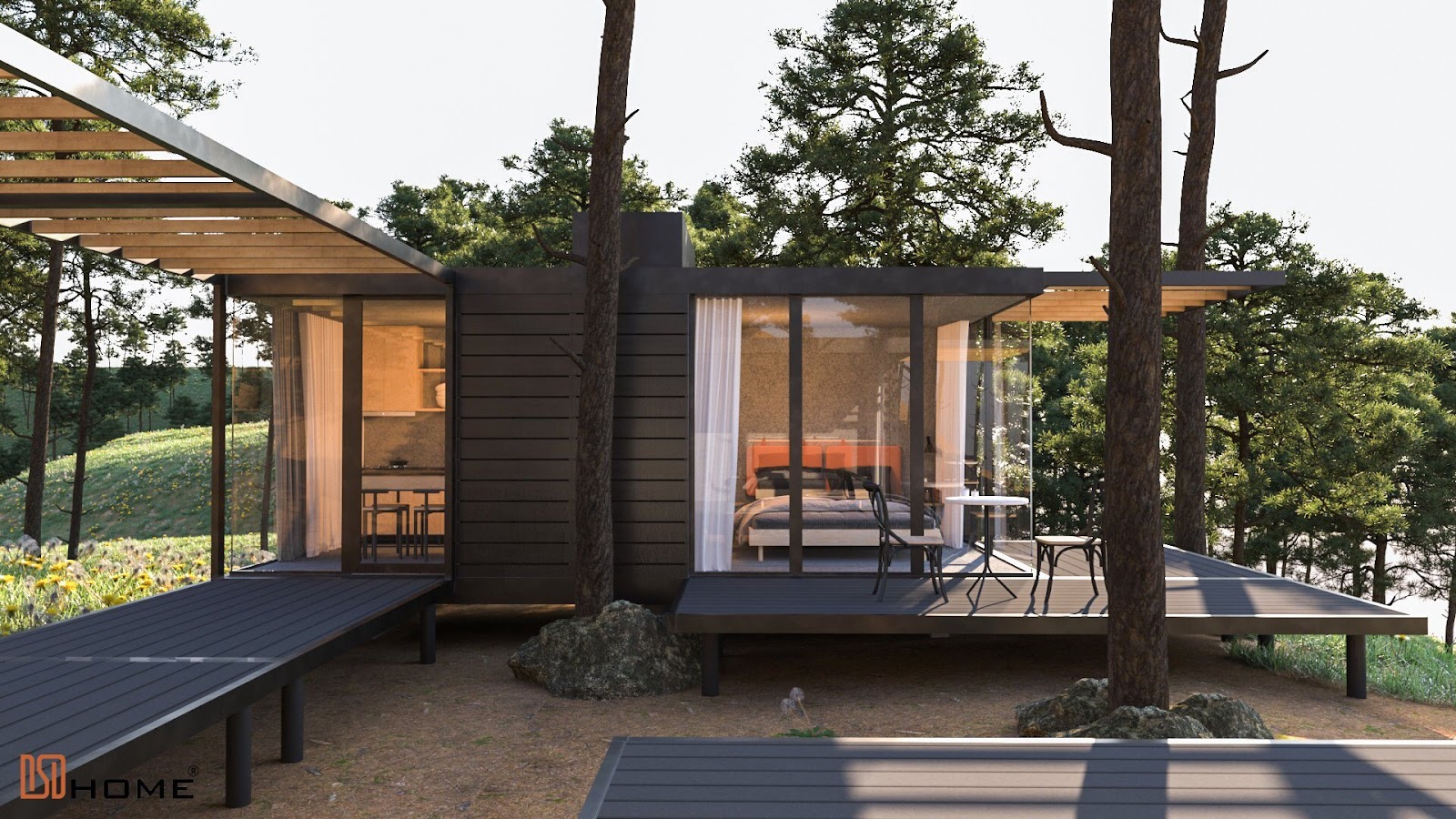 nha-tien-che-1-mai_5 Gợi Ý 10 Mẫu Nhà Tiền Chế 1 Mái Đẹp Nhất 2023