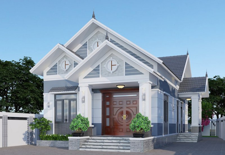 nha-tien-che-mai-thai203 10+ Mẫu Nhà Tiền Chế Mái Thái Đẹp Hiện Đại Nhất 2023