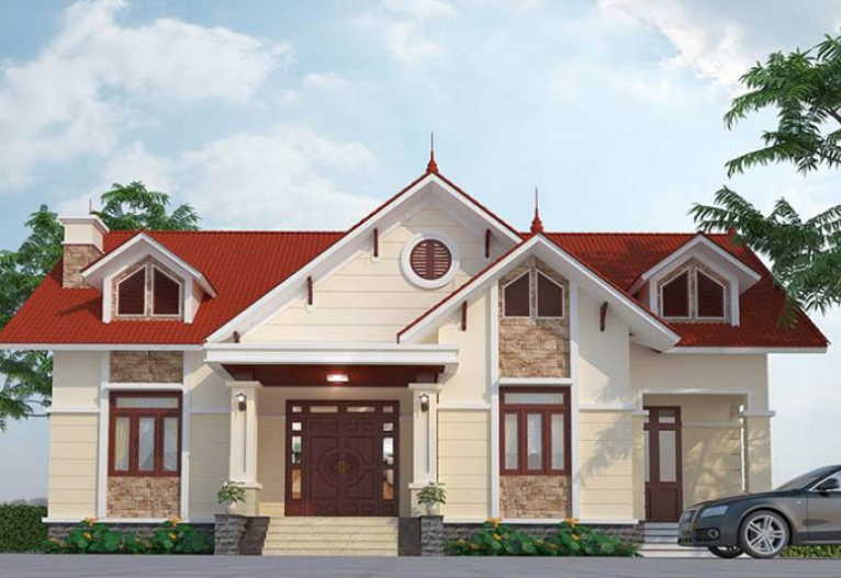 nha-tien-che-mai-thai208 10+ Mẫu Nhà Tiền Chế Mái Thái Đẹp Hiện Đại Nhất 2023