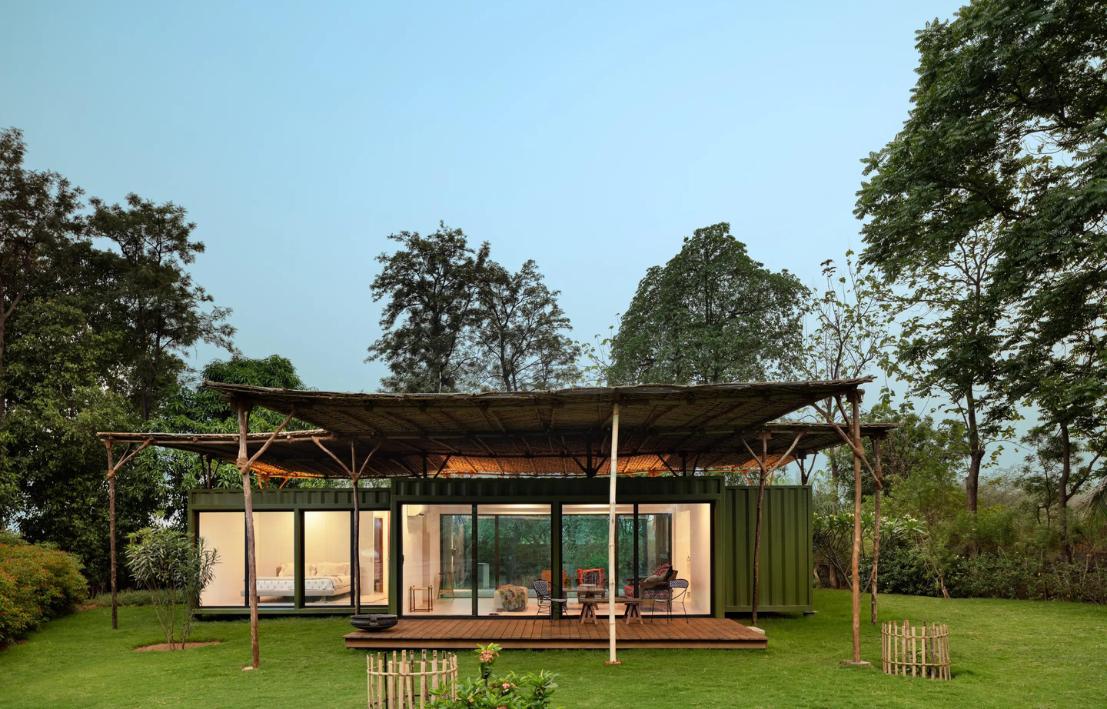 Thiết kế vườn sinh thái với mô hình nhà lắp ghép 500 triệu giúp gia chủ tận hưởng cuộc sống yên bình