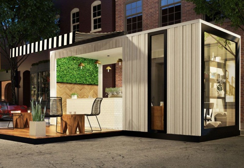 Quán cafe khung thép tiền chế - Sự lựa chọn tối ưu, hấp dẫn khách hàng