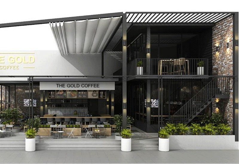 Quán cafe khung thép tiền chế - Sự lựa chọn tối ưu, hấp dẫn khách hàng
