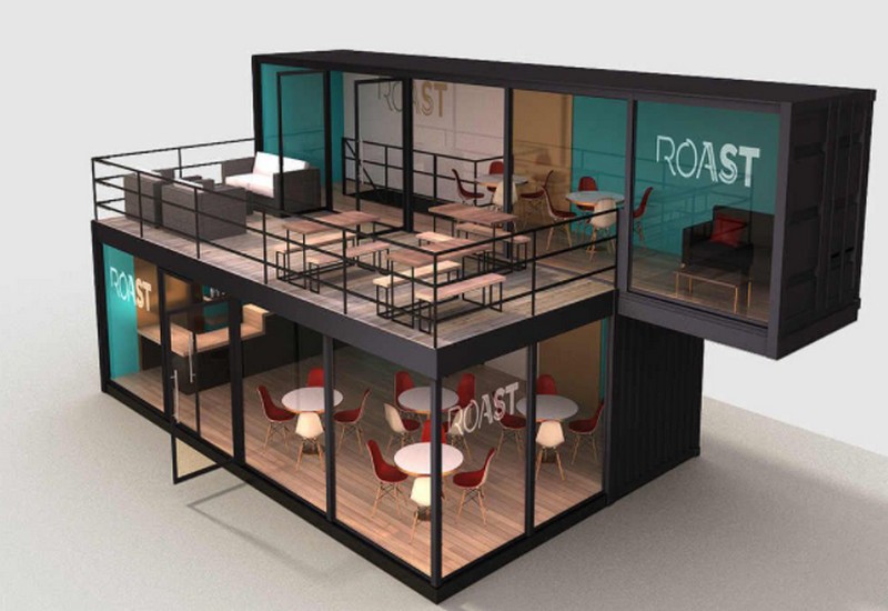 Quán cafe khung thép tiền chế - Sự lựa chọn tối ưu, hấp dẫn khách hàng